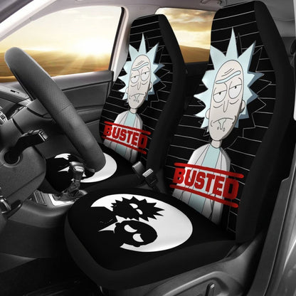 Rick Busted Rick And Morty Car Seat Covers Lt04 Universal Fit 225721