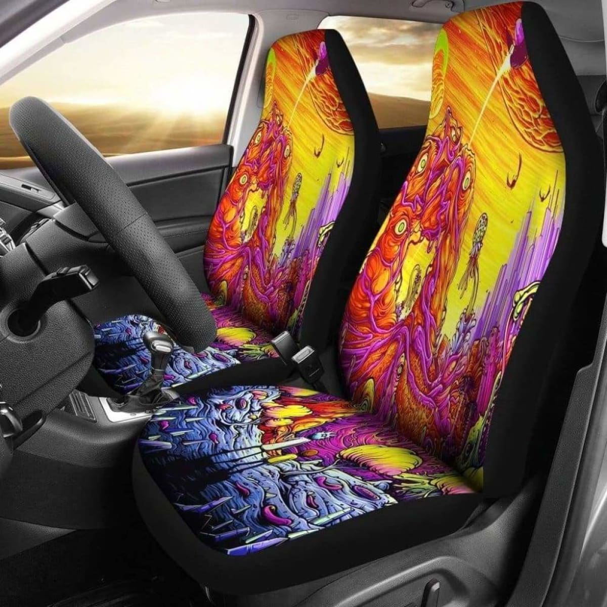 Rick Morty Car Seat Covers Universal Fit 051012