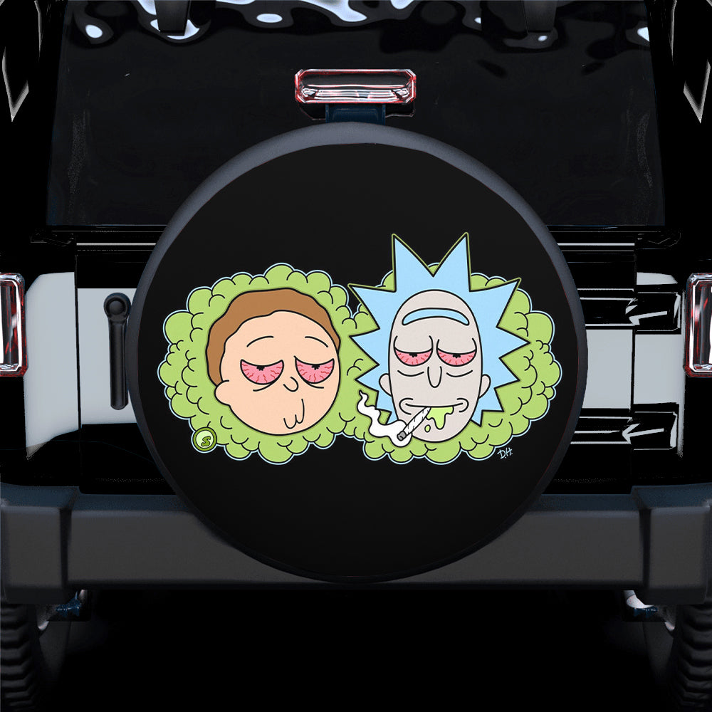 Rick Morty Funny Face Spare Tire Cover