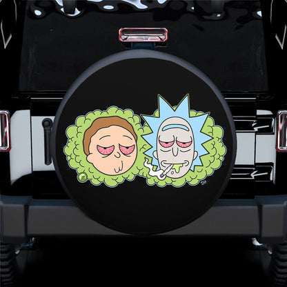 Rick Morty Funny Face Spare Tire Cover