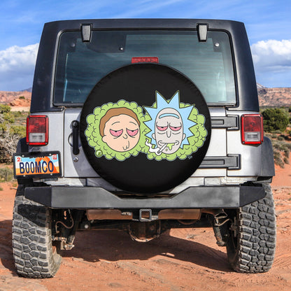 Rick Morty Funny Face Spare Tire Cover