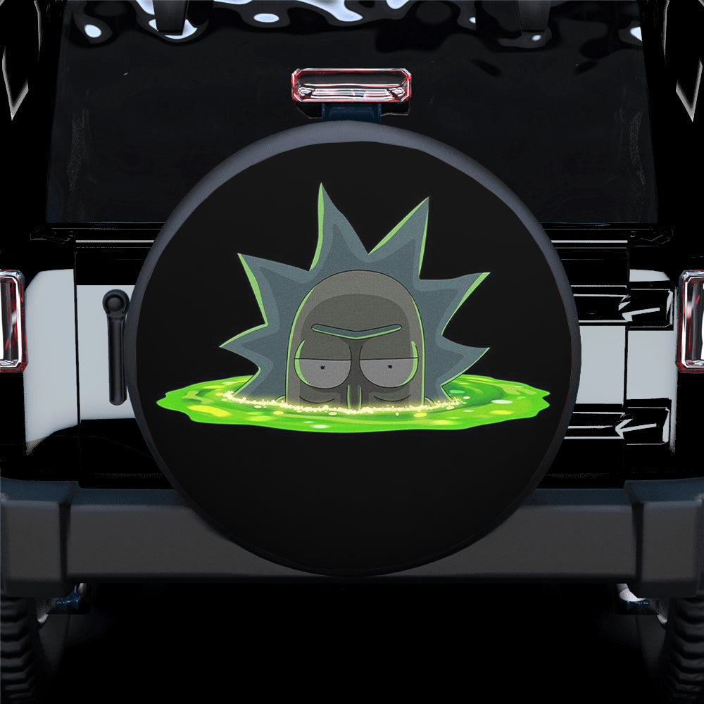 Rick Morty Funny Head Spare Tire Cover