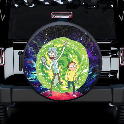 Rick Morty Funny Spare Tire Cover