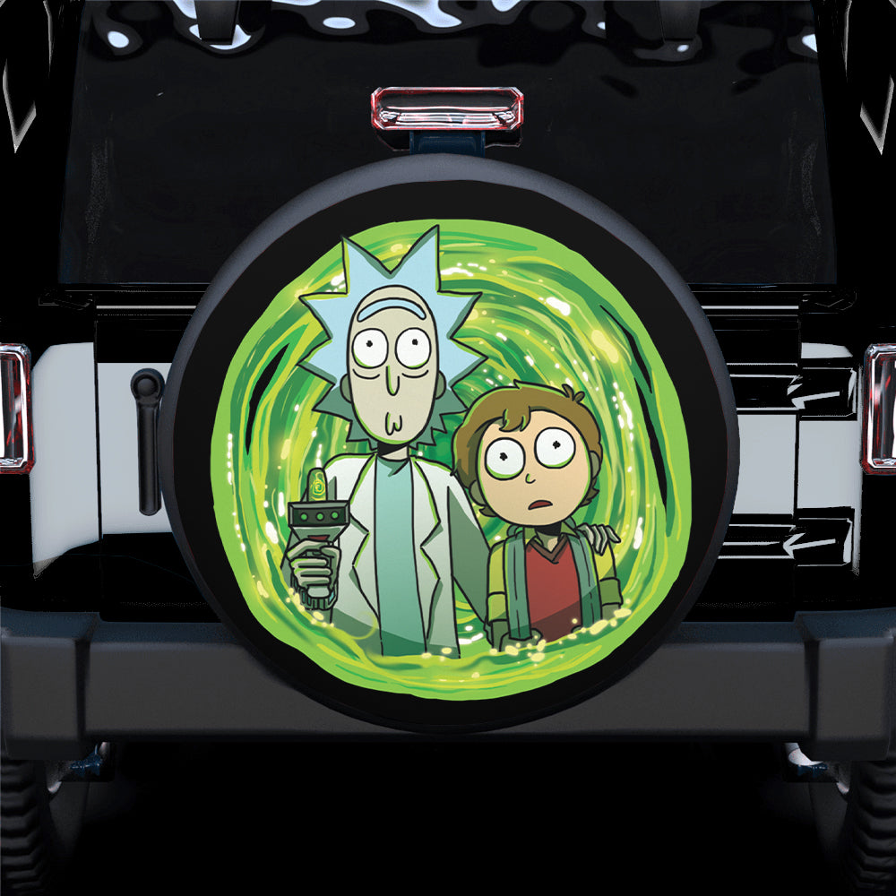 Rick Morty Look Spare Tire Cover