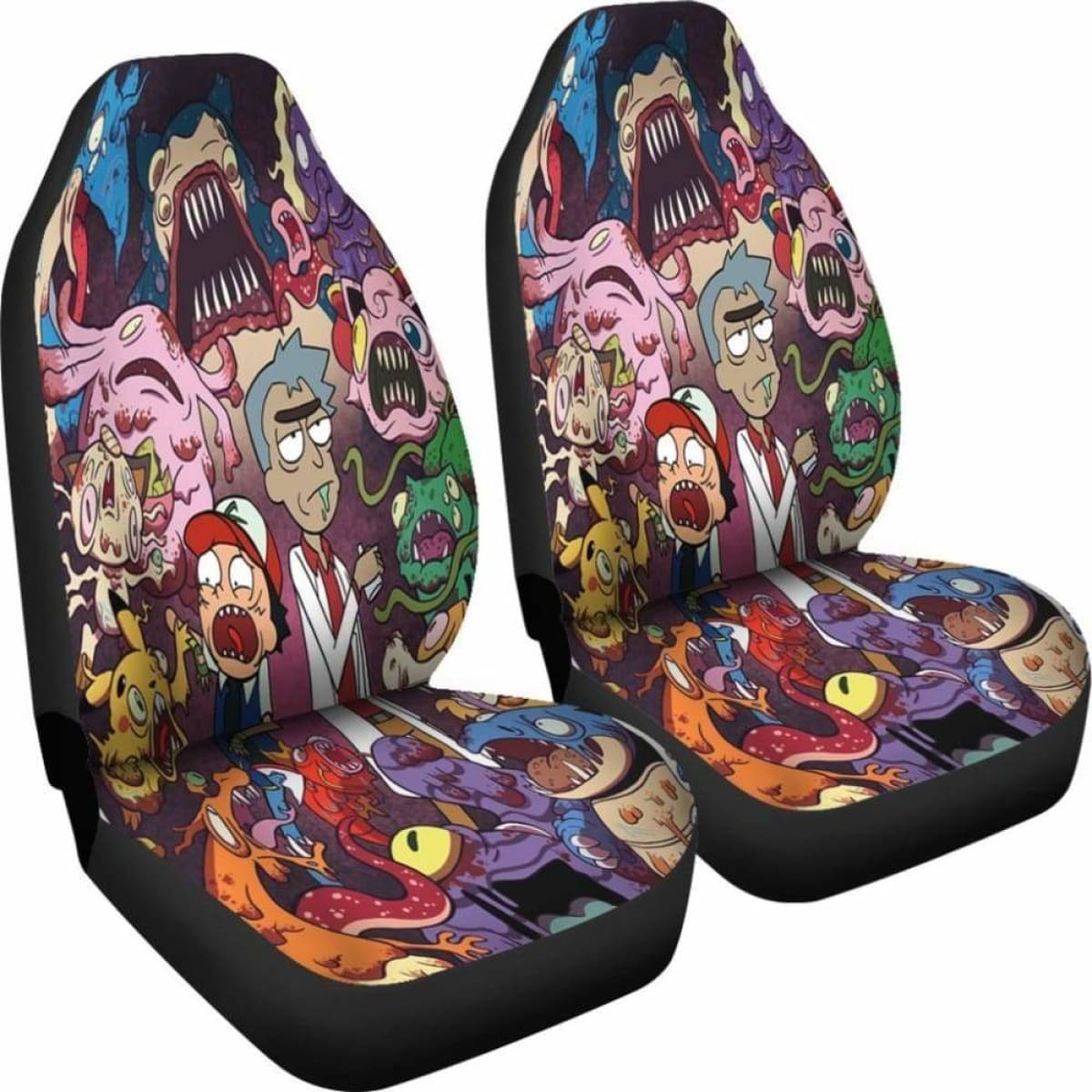 Rick & Morty Monster Car Seat Covers Universal Fit 051012
