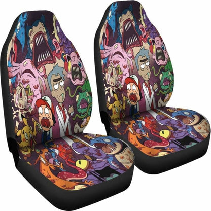 Rick & Morty Monster Car Seat Covers Universal Fit 051012