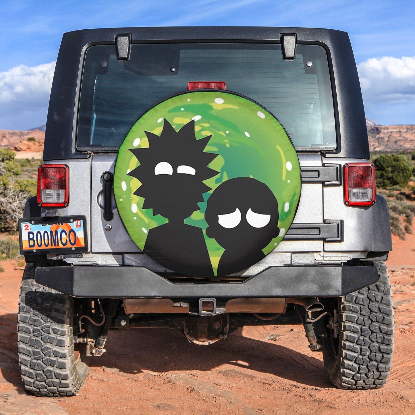 Rick Morty Shadow Spare Tire Cover
