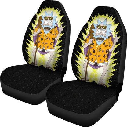 Rick and Morty Dragon Ball Car Seat Covers Cartoon Fan Gift Universal Fit 210212