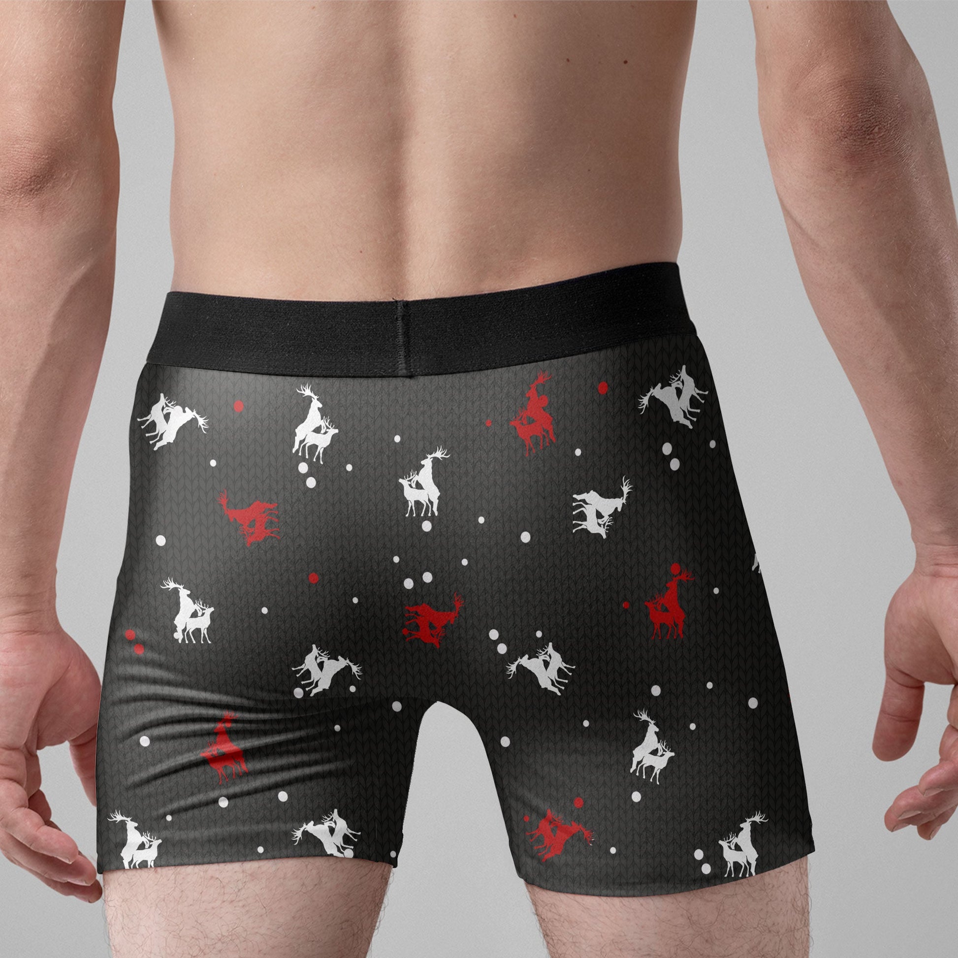 Ride My Sleigh Funny Christmas - Personalized Men's Boxer Briefs