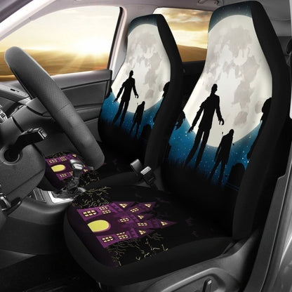 Rise Of Zombie Halloween Car Seat Covers Universal Fit 194801