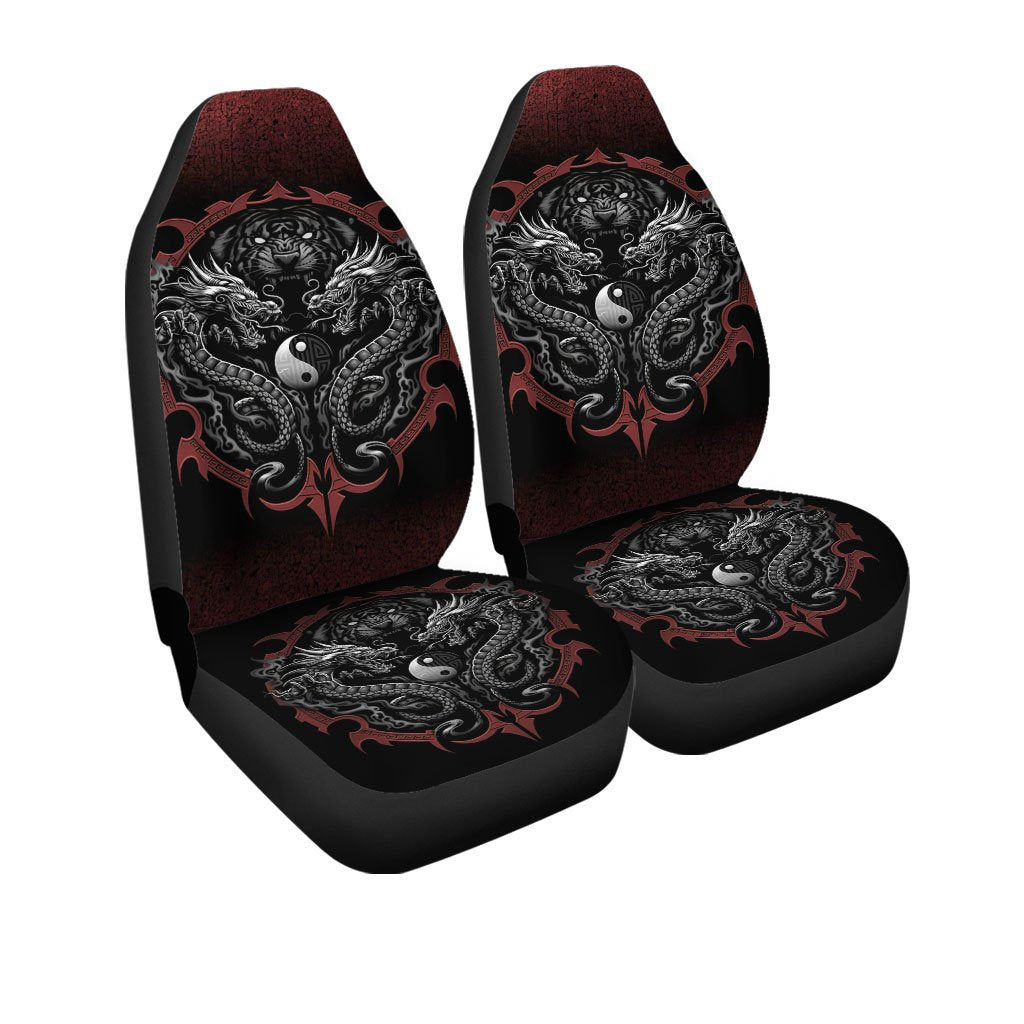 Rising Bengal Dragon Car Seat Covers Custom Car Accessories