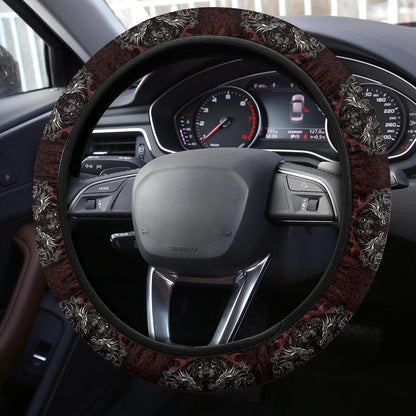 Rising Bengal Dragon Steering Wheel Cover Custom Car Accessories