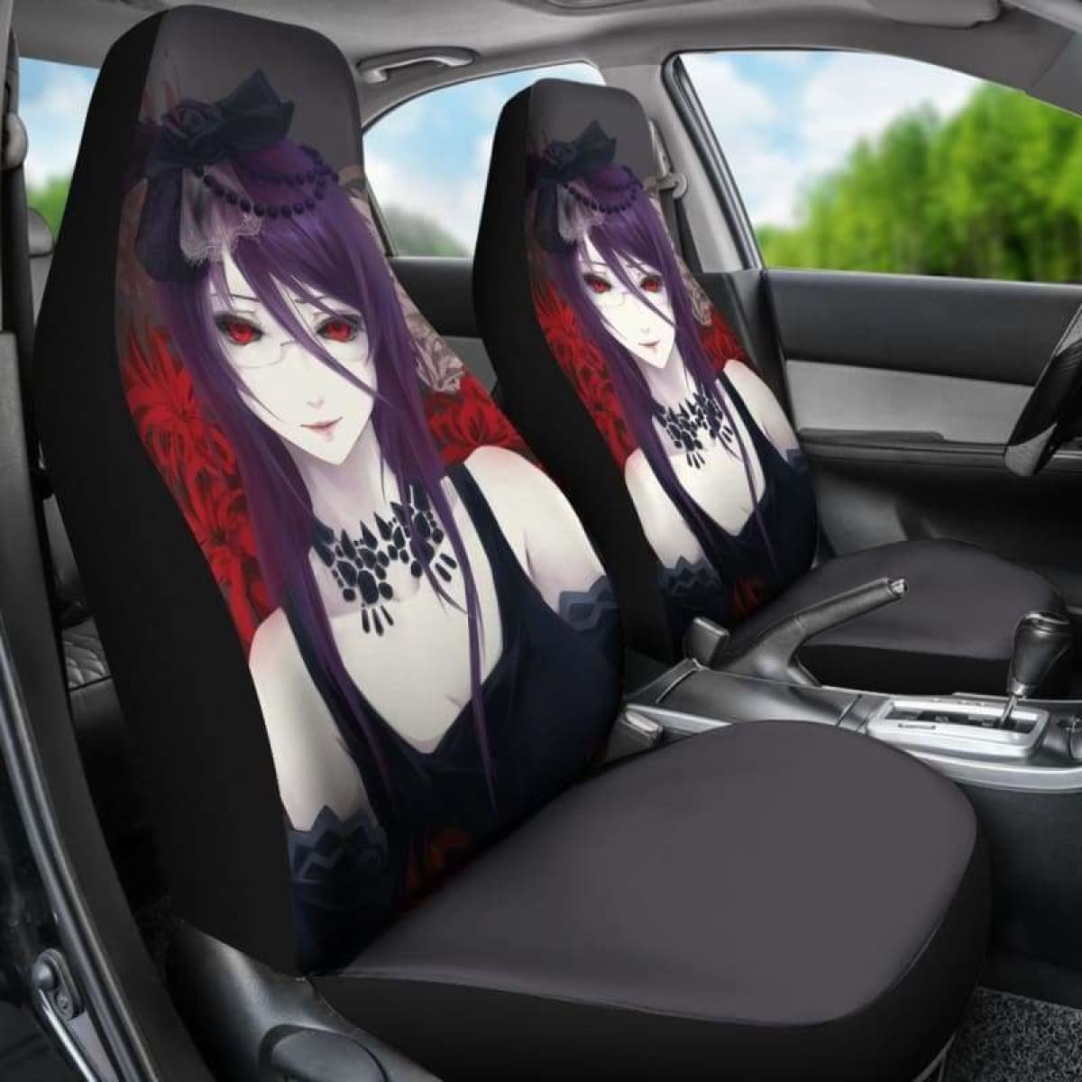Rize Kamishiro Tokyo Ghoul Car Seat Covers Universal Fit 051312