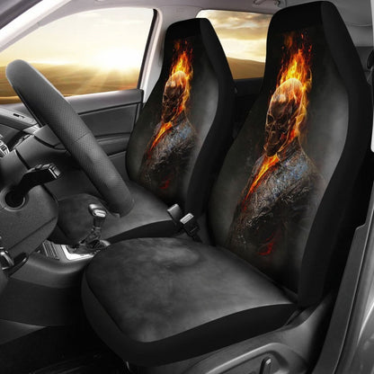 Robbie Reyes Agents Of Shield Ghost Rider Car Seat Covers Lt04 Universal Fit 225721