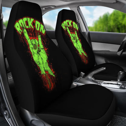 Rock And Roll Art Car Seat Covers Musical Genre H050320 Universal Fit 072323