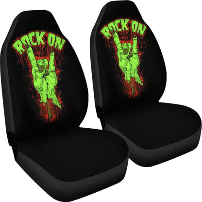Rock And Roll Art Car Seat Covers Musical Genre H050320 Universal Fit 072323