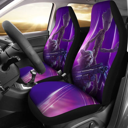 Rocket & Groot Guardians Of The Galaxy Car Seat Covers Lt03 Universal Fit 225721