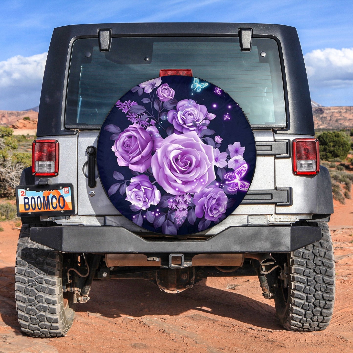 Rose Spare Tire Cover