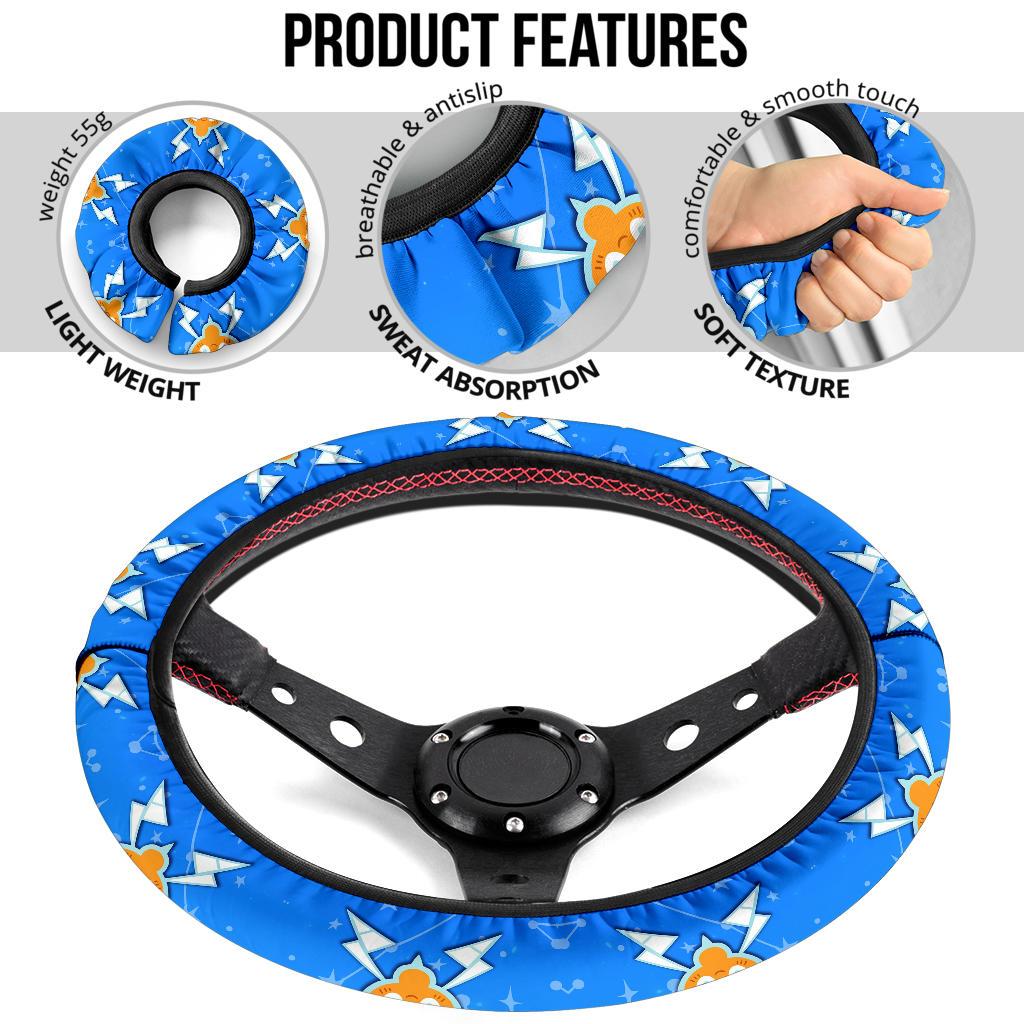 Rotom Car Steering Wheel Cover