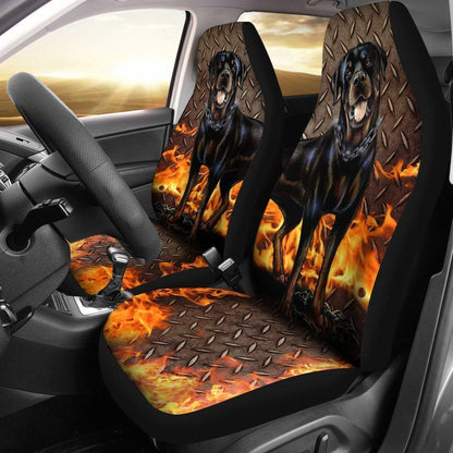 Rottweiler Car Seat Covers Cool Car Accessories For Dog Lovers