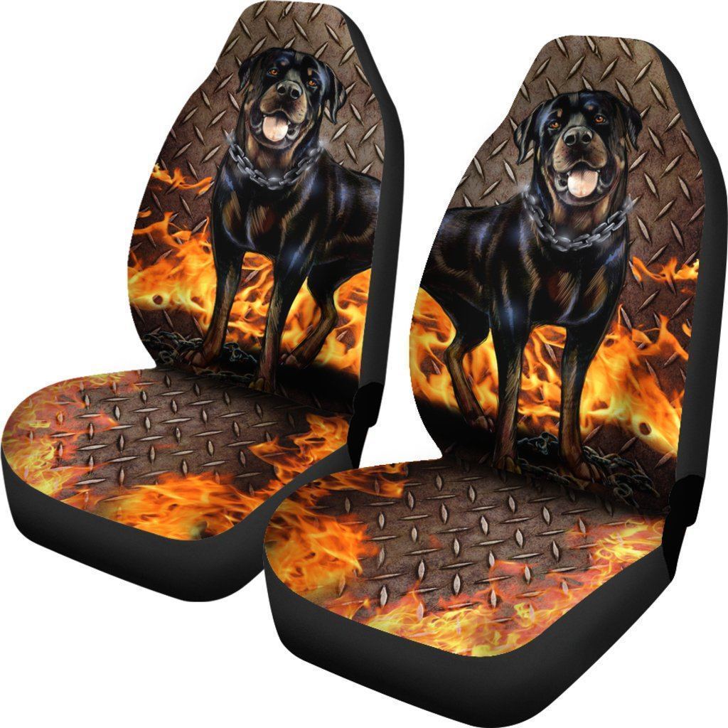 Rottweiler Car Seat Covers Cool Car Accessories For Dog Lovers