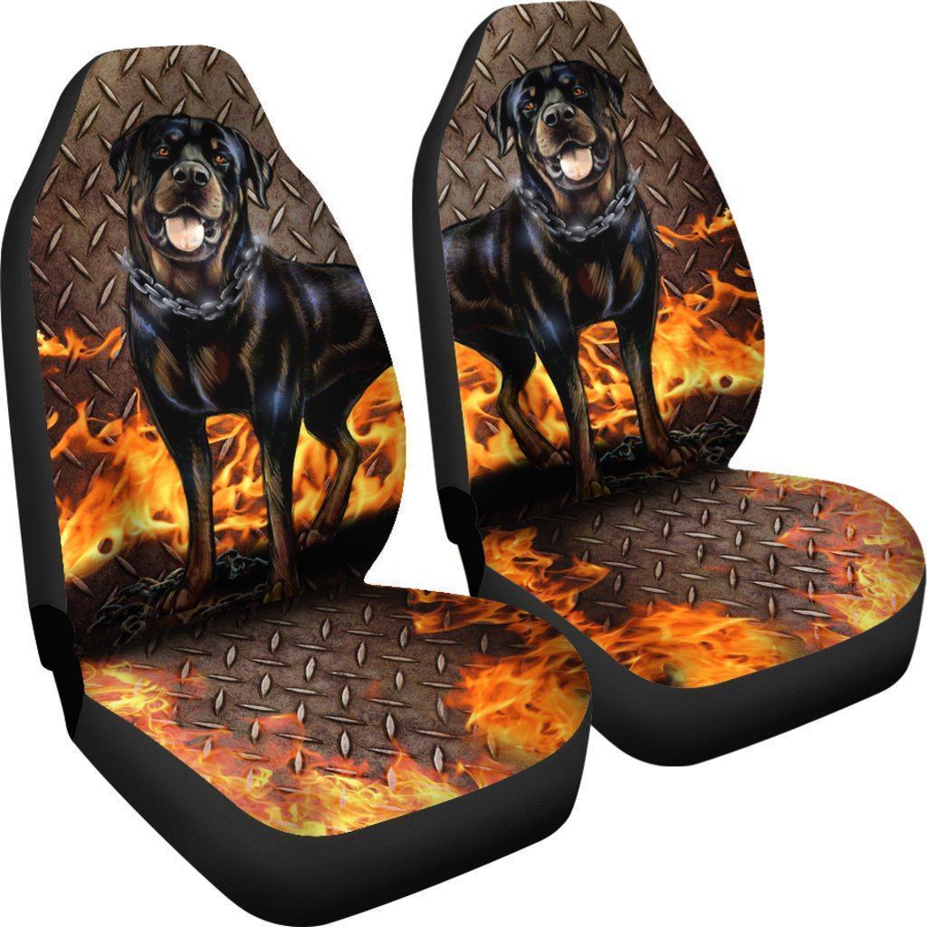 Rottweiler Car Seat Covers Cool Car Accessories For Dog Lovers