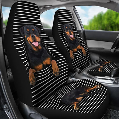 Rottweiler Custom Car Seat Covers