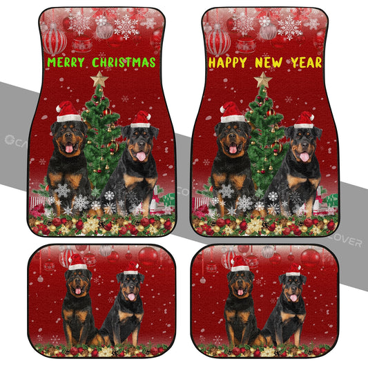 Rottweilers Car Floor Mats Custom Xmas Car Accessories