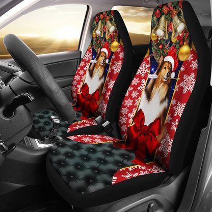 Rough Collie German Spitz Mittel Premium Custom Car Seat Covers Decor Protector