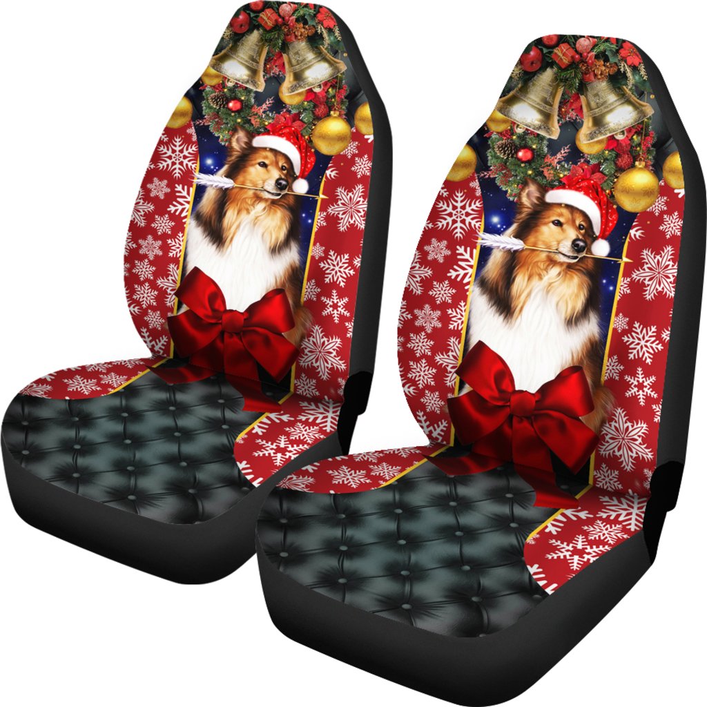 Rough Collie German Spitz Mittel Premium Custom Car Seat Covers Decor Protector