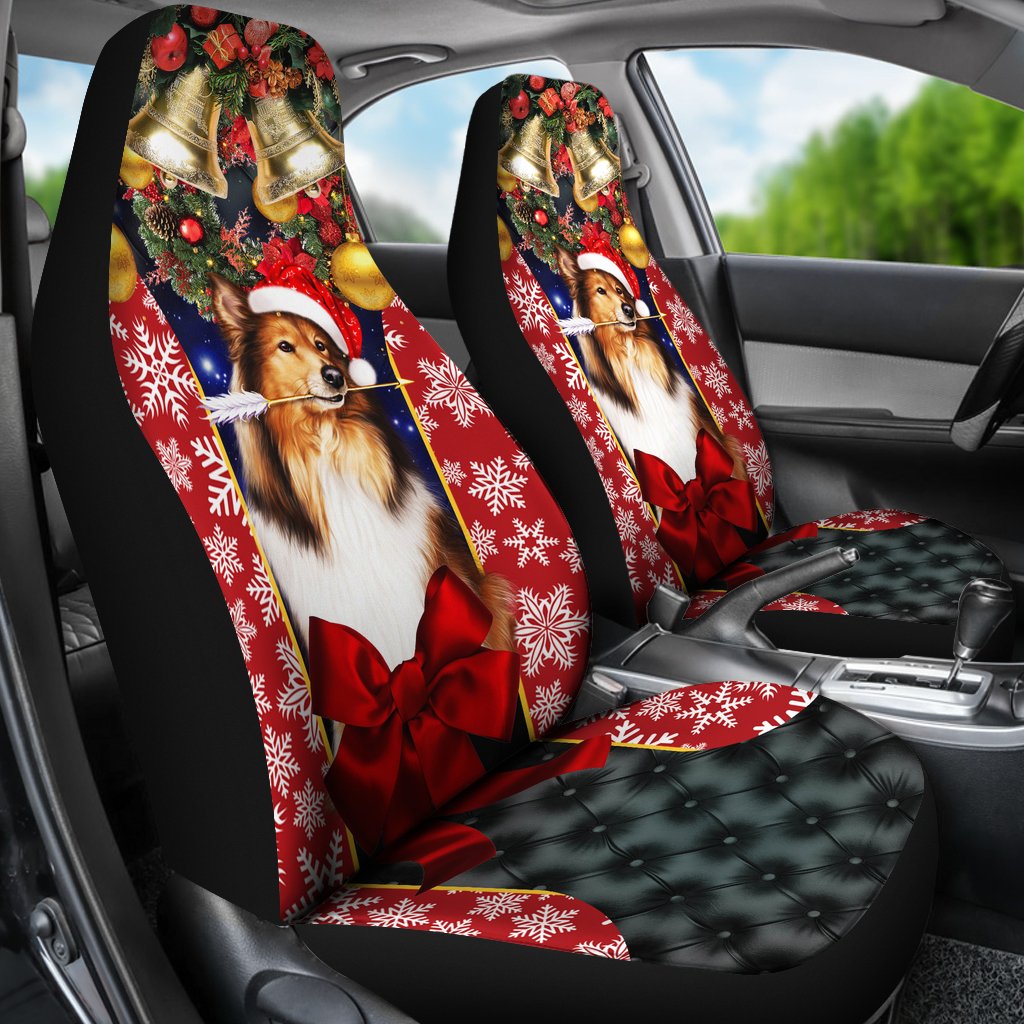 Rough Collie German Spitz Mittel Premium Custom Car Seat Covers Decor Protector