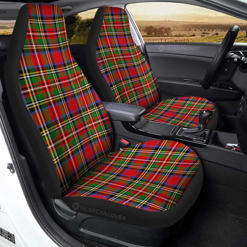 Royal Stewart Car Seat Covers Custom Tartan Car Accessories