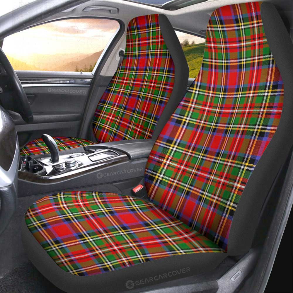 Royal Stewart Car Seat Covers Custom Tartan Car Accessories