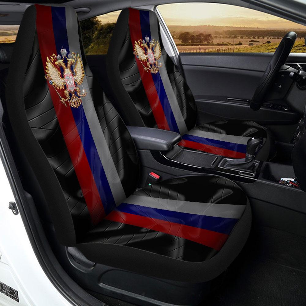 Russia Coat of Arms Car Seat Covers Set Of 2