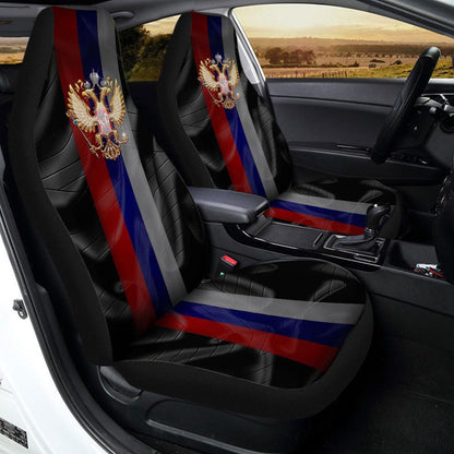 Russia Coat of Arms Car Seat Covers Set Of 2