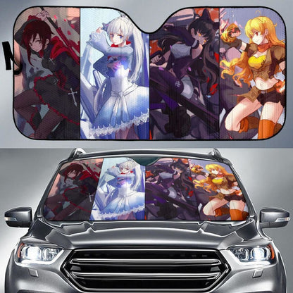 Rwby Anime Fan Auto Sun Shade Nh07 Universal Fit 111204