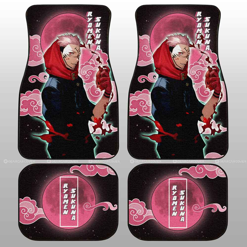 Ryomen Sukuna Car Floor Mats Custom Jujutsu Kaisen Anime