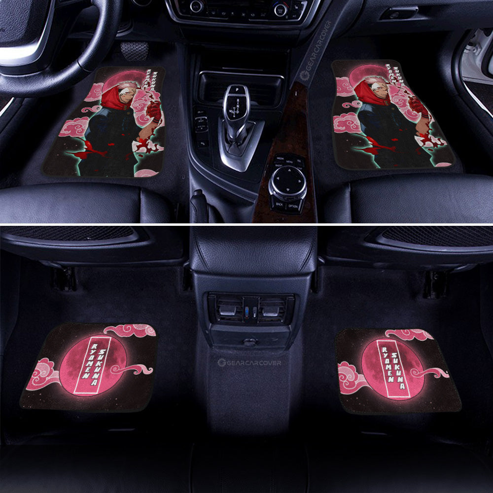 Ryomen Sukuna Car Floor Mats Custom Jujutsu Kaisen Anime