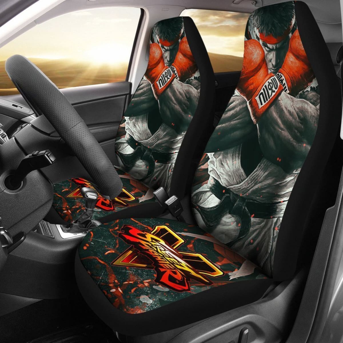 Ryu Street Fighter V Car Seat Covers For Gamer Mn05 Universal Fit 225721