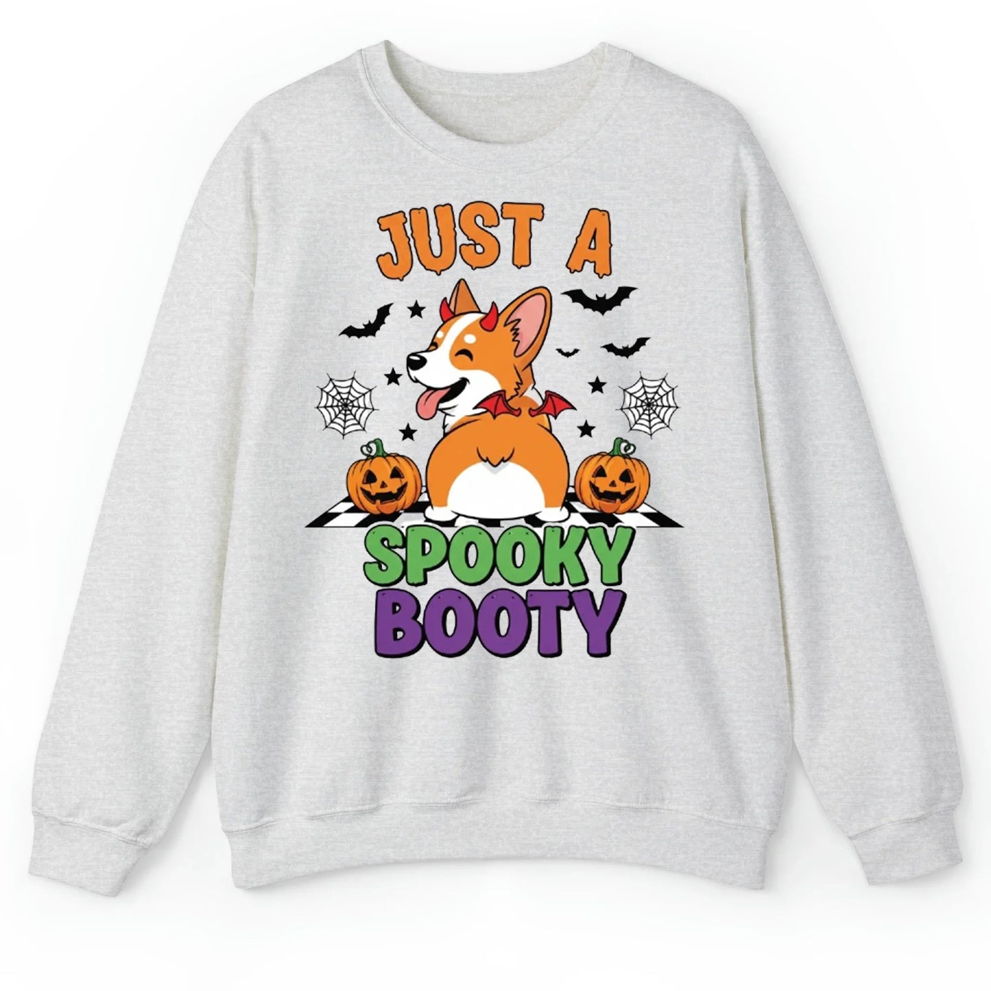Just a Spooky Booty Corgi Halloween T-Shirt – Funny Dog Lover Tee