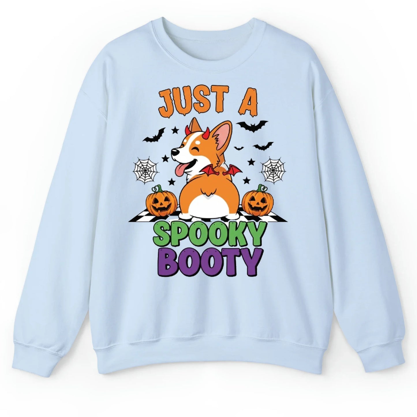 Just a Spooky Booty Corgi Halloween T-Shirt – Funny Dog Lover Tee