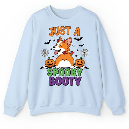 Just a Spooky Booty Corgi Halloween T-Shirt – Funny Dog Lover Tee