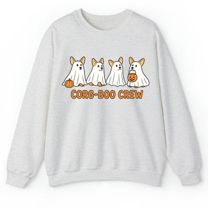 Cute Halloween Corgi Shirt – Corg-Boo Crew Ghost Dog Lover Tee