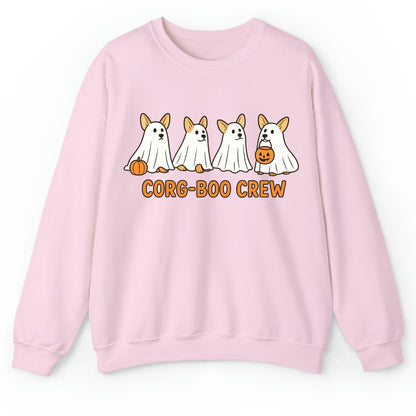Cute Halloween Corgi Shirt – Corg-Boo Crew Ghost Dog Lover Tee