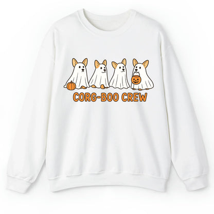 Cute Halloween Corgi Shirt – Corg-Boo Crew Ghost Dog Lover Tee