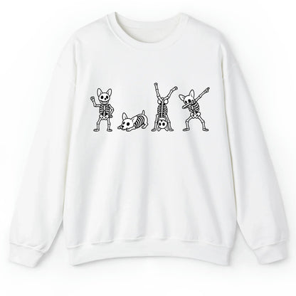 Halloween Corgi Skeleton T-Shirt – Cute & Spooky Gift for Dog Lovers