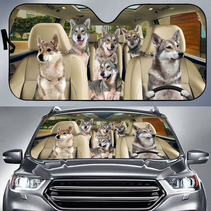 Saarloos Wolfdog Car All Over Printed 3D Sun Shade