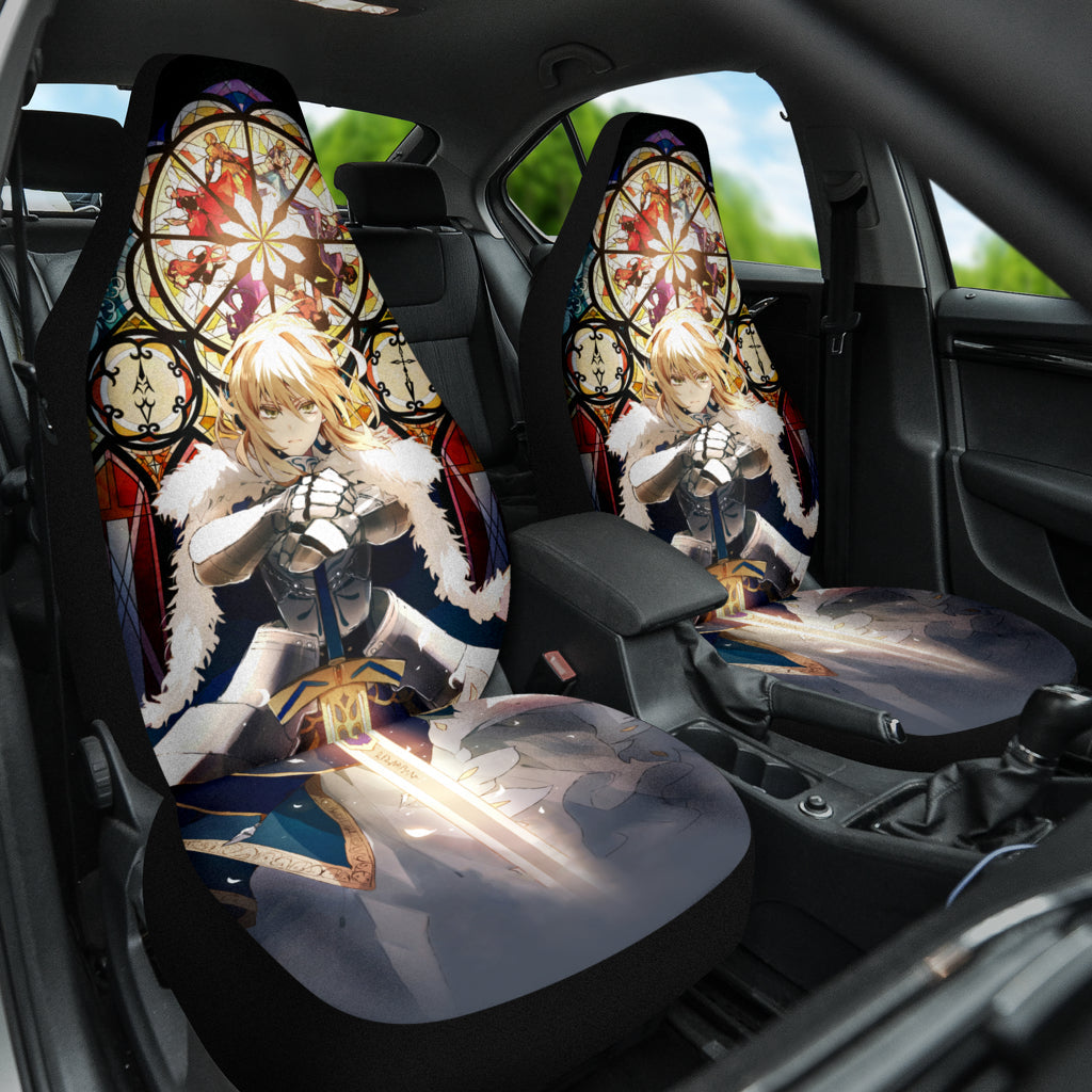 Saber Fate Stay Night Car Seat Covers Car Accessories Ci220429-07