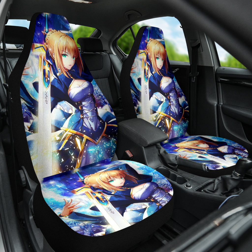 Saber Fate Stay Night Car Seat Covers Car Accessories Ci220429-06