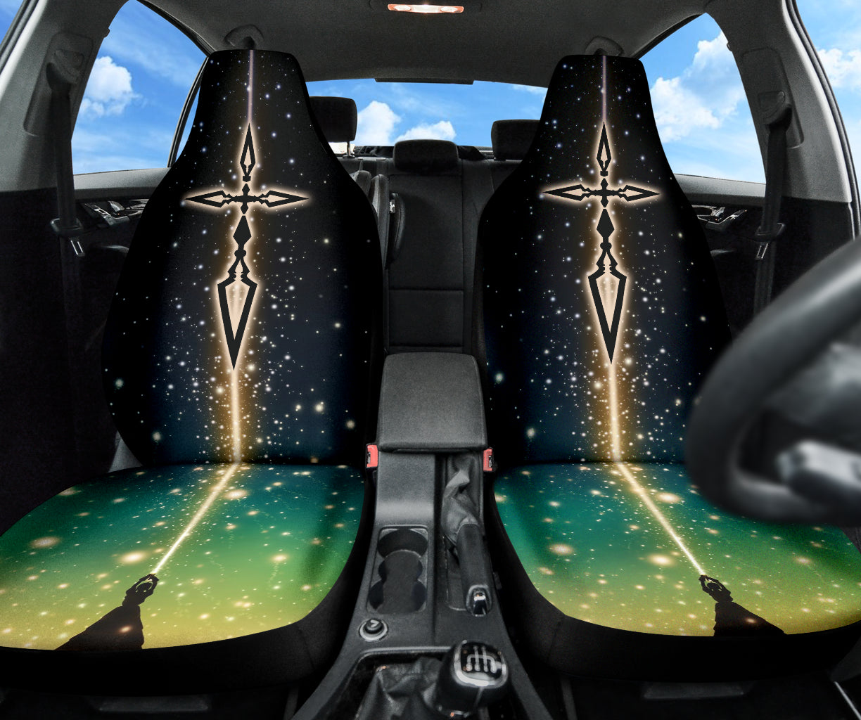 Saber Fate Stay Night Car Seat Covers Car Accessories Ci220429-02